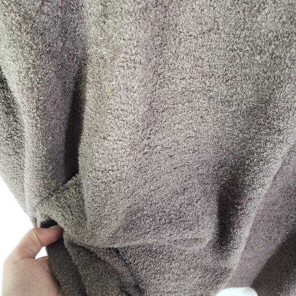 Barefoot Dreams ChicLite Calypso Drape Cardigan L/XL Waterfall Open Front Brown - Picture 9 of 11